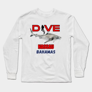 Nassau Bahamas Dive Long Sleeve T-Shirt